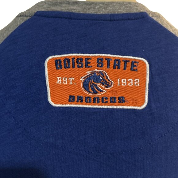 NEW Boise State University BSU Broncos Colosseum Blue Gray Arch Shirt Men's L - Picture 5 of 6